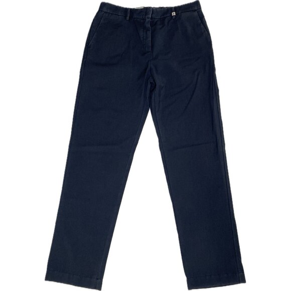 Myths Men’s Virgin wool casual trousers Navy Blue IT 46 US 30 Made In Italy - Picture 2 of 8